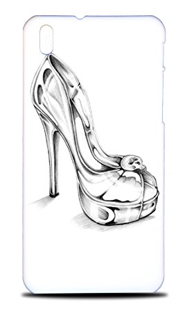 267x445 Foxercase Designs High Heels Shoe Sketch Art Hard Back Case Cover
