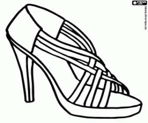 300x250 Shoes For Women Coloring Pages Printable Games