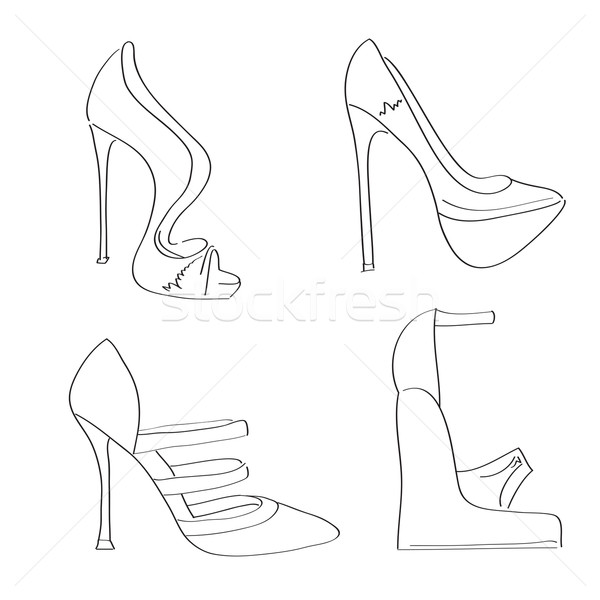 600x600 Heels Stock Vectors, Illustrations And Cliparts Stockfresh