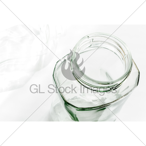 500x500 Glass Jars High Key Gl Stock Images