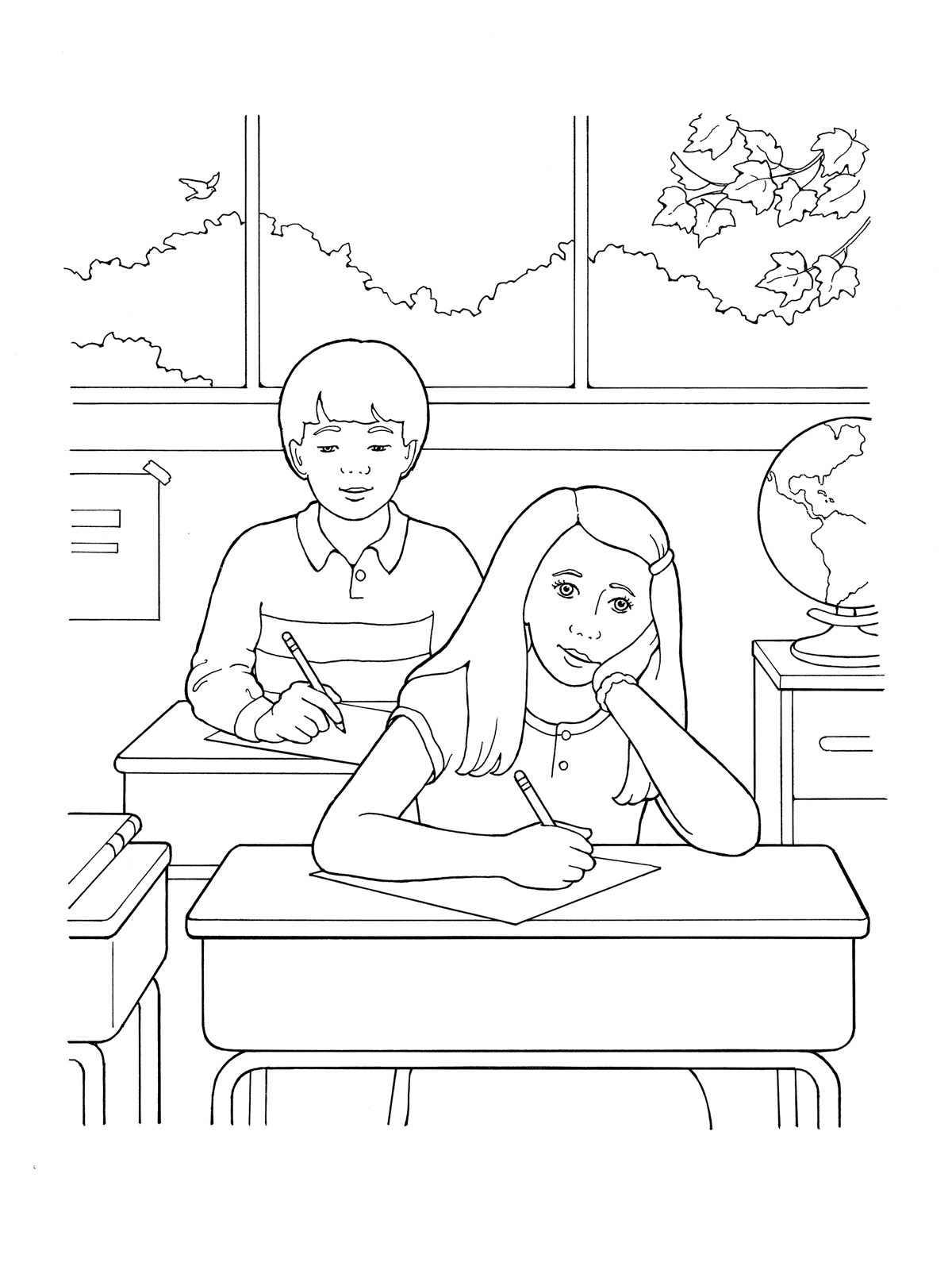 1200x1600 Drawing Of School 7 Pin Rv Wiring Diagram