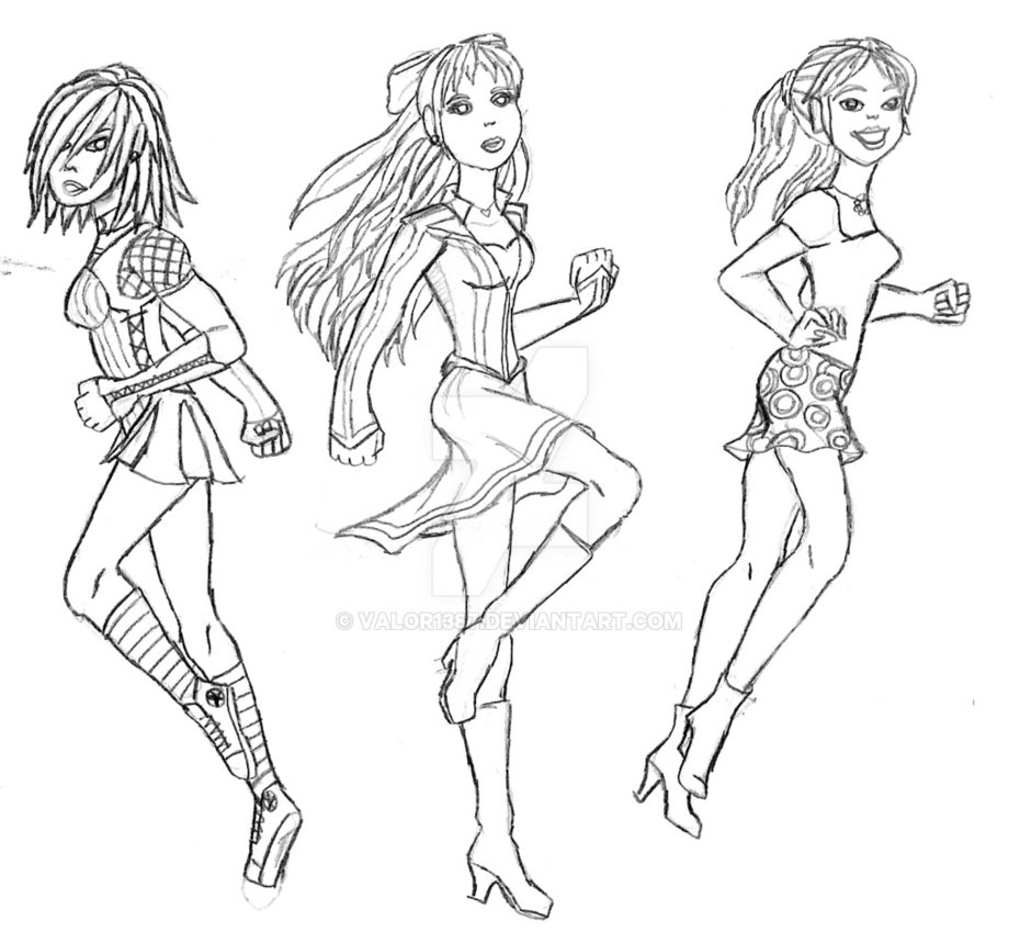 930x859 Powerpuff Girls High School By Valor1387