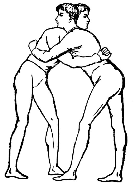 518x700 High School Wrestling Drawings Clipart