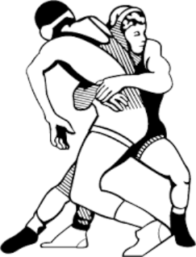 High School Wrestling Drawing at GetDrawings | Free download