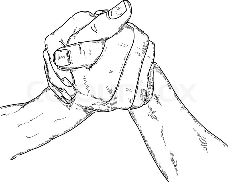 800x637 Arm Wrestling Stock Vector Colourbox