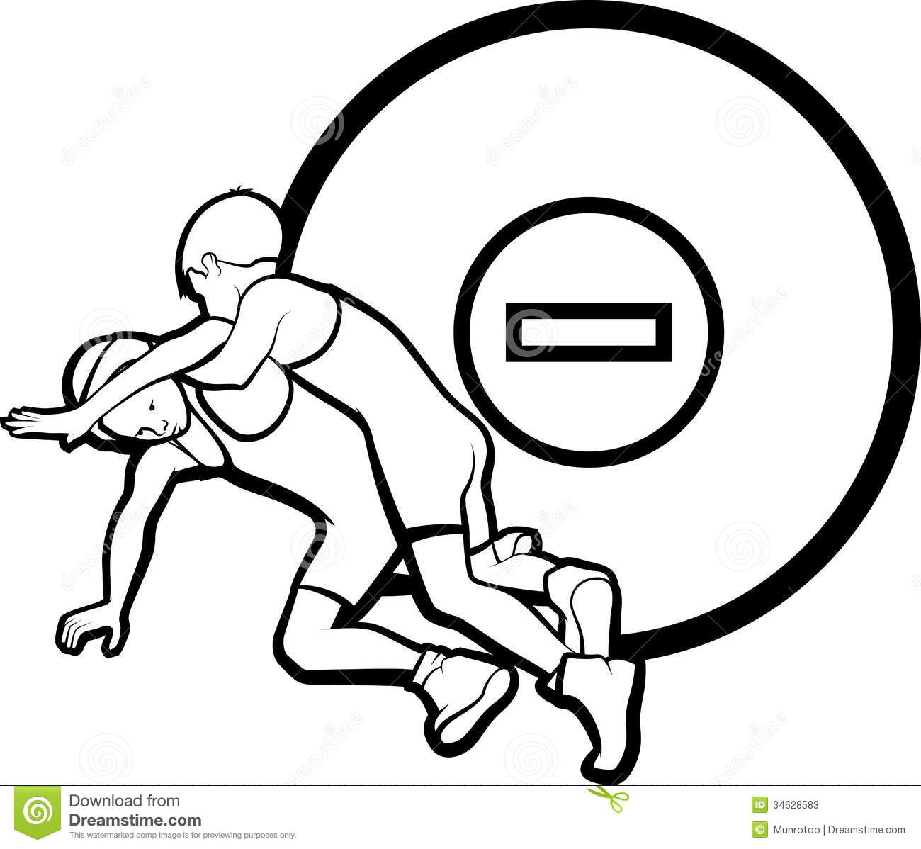 1300x1198 Wrestling Clipart