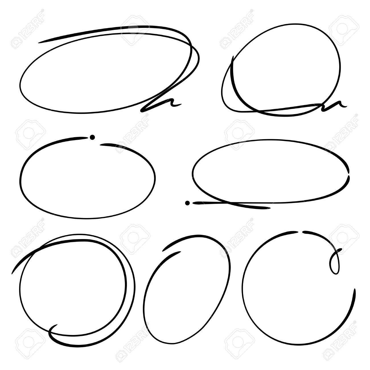 1300x1300 Circle Highlighter Elements Royalty Free Cliparts, Vectors,