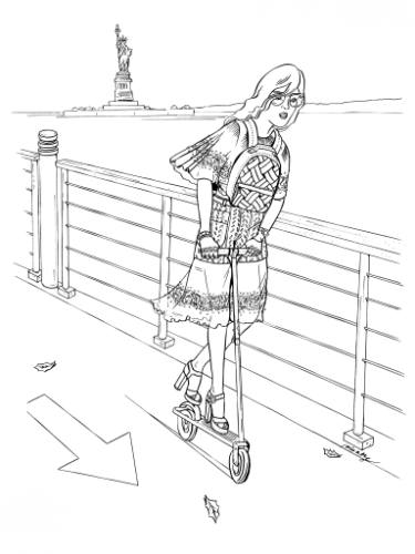 375x500 Fashion Drawings For Sale Saatchi Art