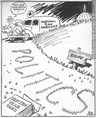 314x385 M965.199.3613 Washington Highway. Drawing, Cartoon John