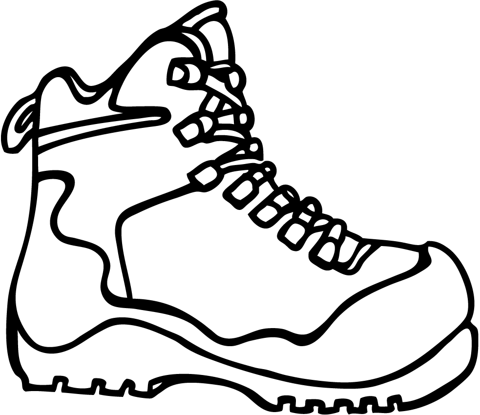 Hiking Boot Drawing at GetDrawings | Free download