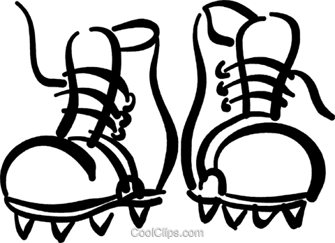 480x348 Hiking Boots Royalty Free Vector Clip Art Illustration Vc036995