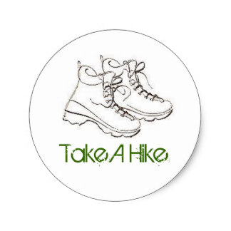 324x324 Hiking Boot Stickers Zazzle