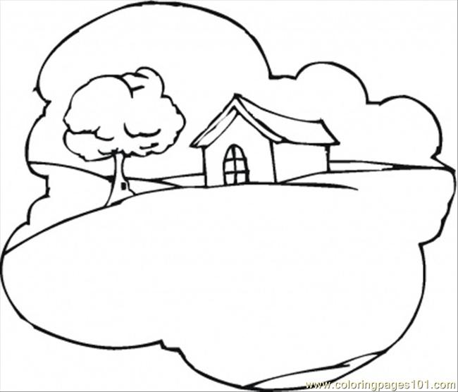 650x556 Hill Coloring Pages