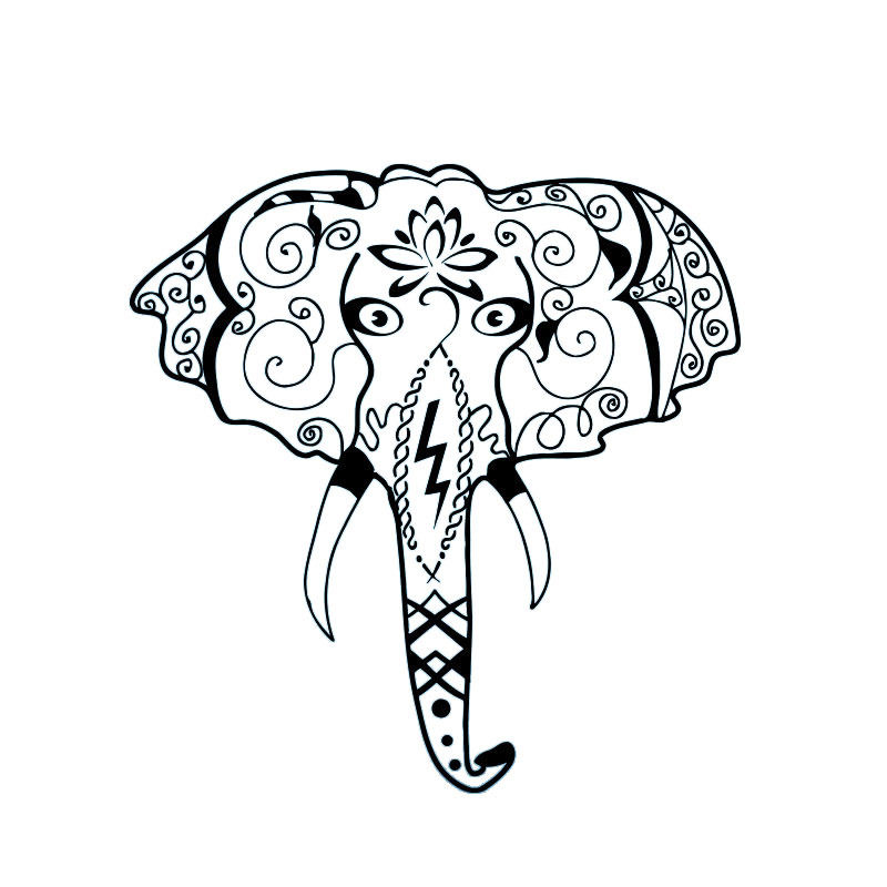 Hindu Elephant Drawing at GetDrawings | Free download