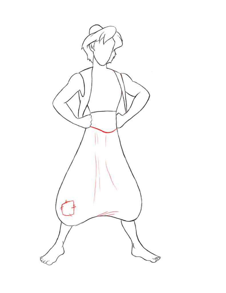 791x1024 How To Draw Aladdin