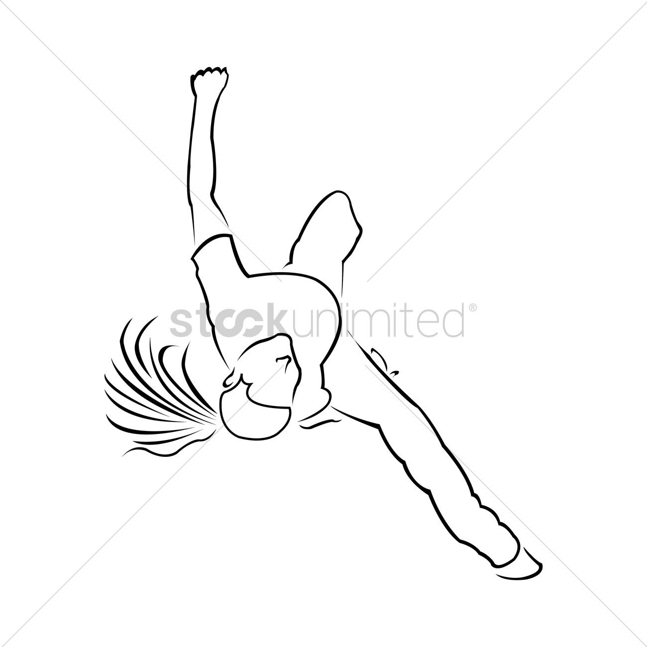 1300x1300 Hip Hop Dancer Vector Image