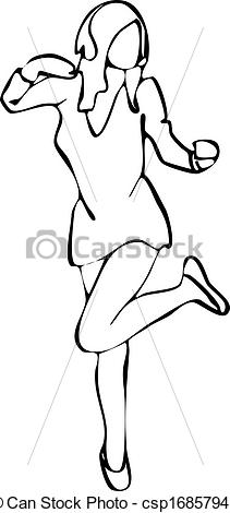 211x470 Drawn Girl Dancing