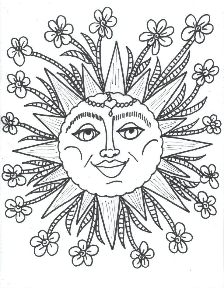 736x946 Hippie Coloring Pages