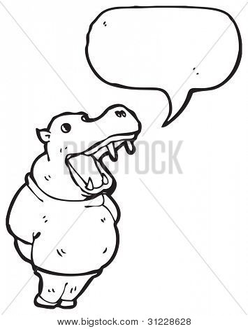 355x470 Cartoon Hippo Wearing Clothes Image Amp Photo Bigstock