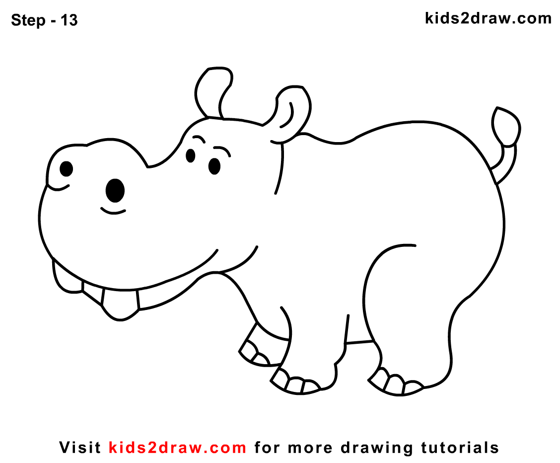 1128x932 Hippopotamus For Kids Kids Coloring