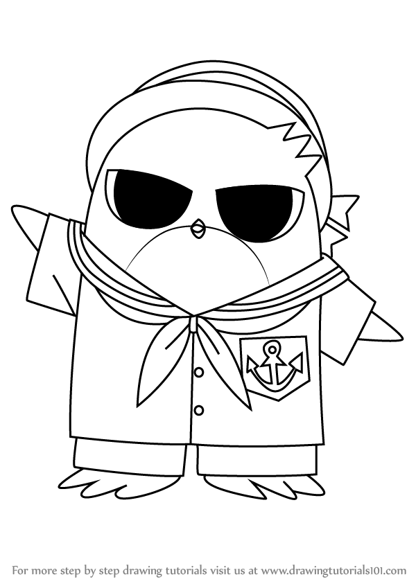 600x846 Learn How To Draw Hippo From Mermaid Melody (Mermaid Melody) Step