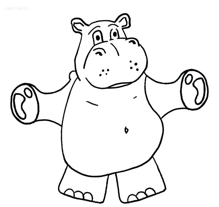 850x802 Baby Hippo Coloring Pages Hippo Coloring Pages For Kids Cute Baby