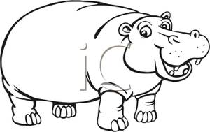 300x189 Hippopotamus Clipart