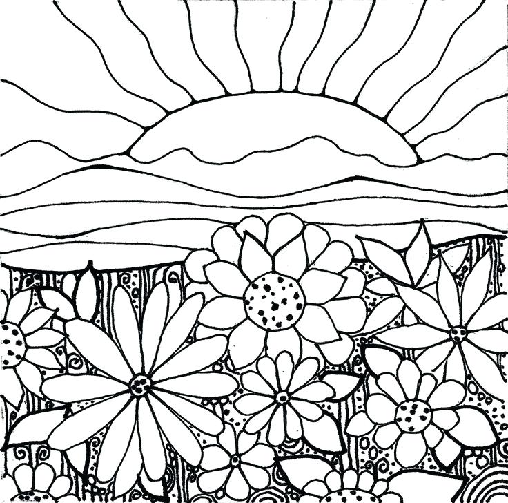 736x728 Top Rated Hippie Coloring Pages Pictures Sunset Coloring Pages