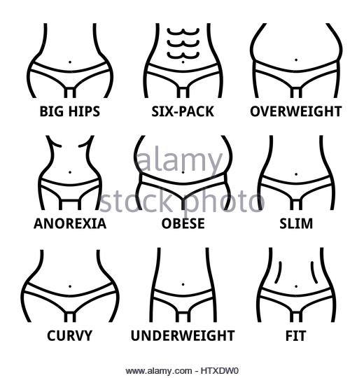 520x540 Hips Stock Vector Images