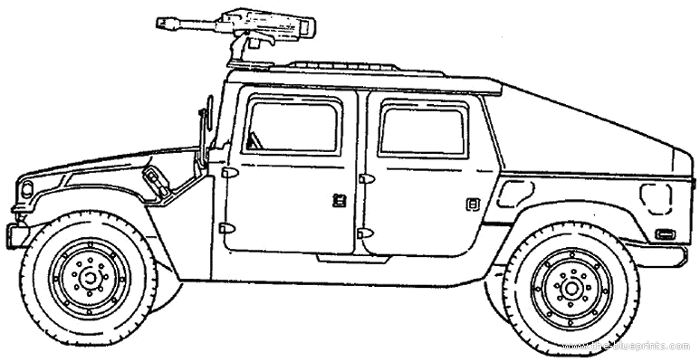 Hmmwv Drawing at GetDrawings | Free download