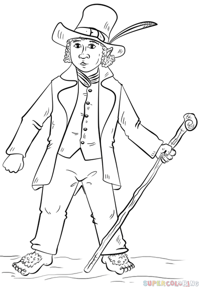 399x575 How To Draw A Hobbit Step By Step Drawing Tutorials