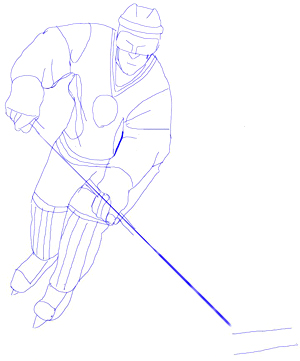 300x361 How To Draw A Hockey Player