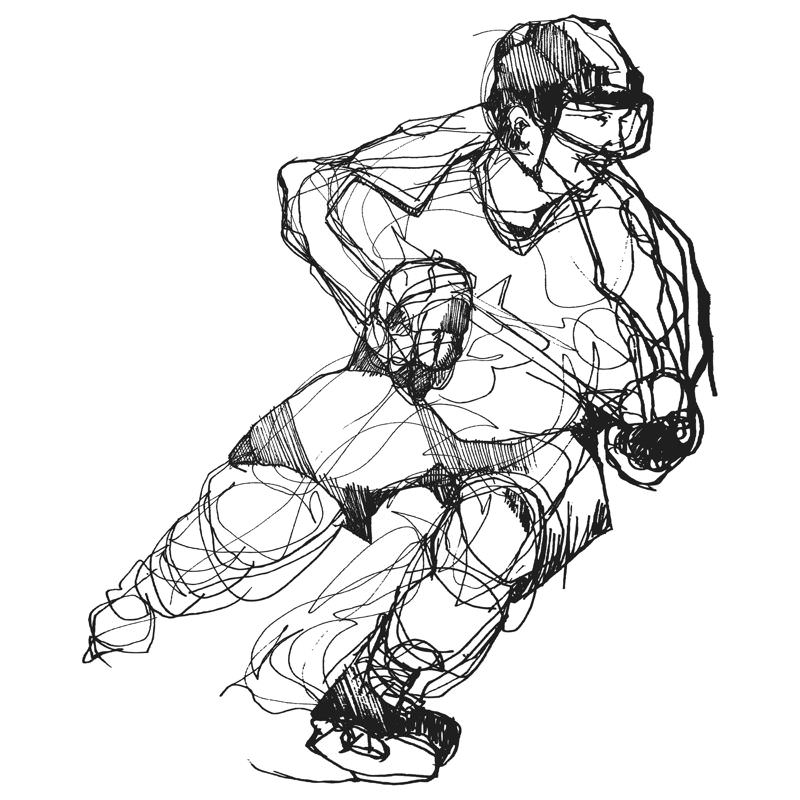 800x800 Hockey Player Custom T Shirt Limitedxrun