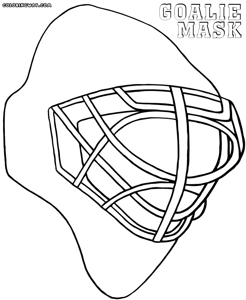 822x1000 Goalie Mask Coloring Pages Coloring Pages To Download And Print