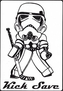 208x300 Hockey Goalie Drawings