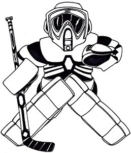 258x300 Goalie Drawings