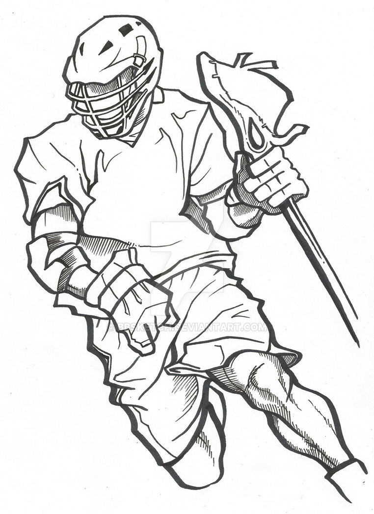 762x1048 Hockey Net Drawing