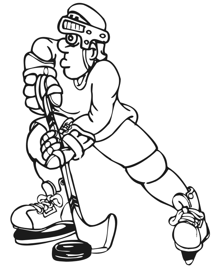 700x854 Free Printable Hockey Coloring Pages 460438