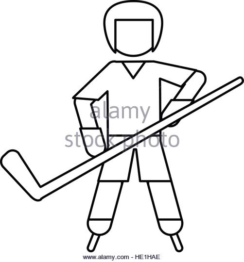 502x540 Hockey Player Black And White Stock Photos Amp Images