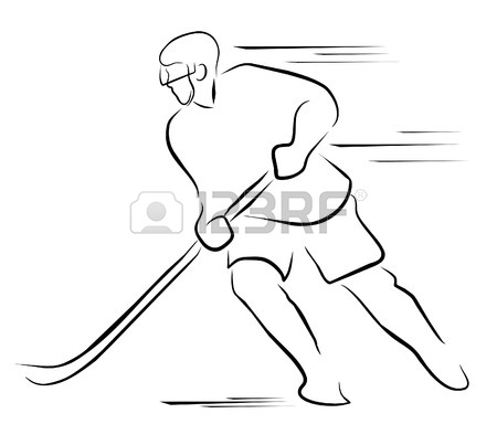 450x384 Hockey Player Illustration Royalty Free Cliparts, Vectors,