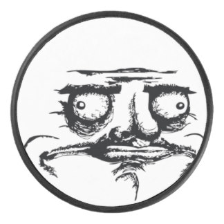 324x324 Face Hockey Pucks Zazzle