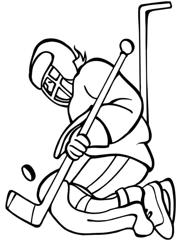 600x776 8 Images Of Hockey Stick And Puck Coloring Pages