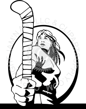 285x361 Holding Field Hockey Stick