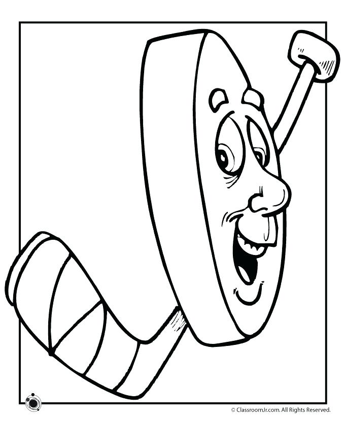 680x880 Hockey Coloring Pages Together With Hockey Stick And Ball