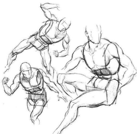 528x516 Durer Figure Drawings