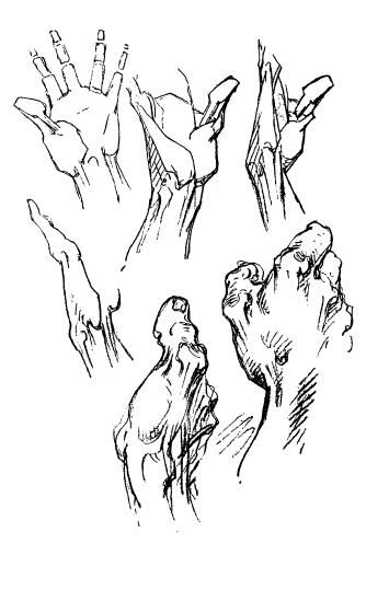 355x539 George Bridgman Constructive Anatomy Hand Drawings