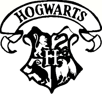 350x368 Harry Potter Hogwarts Crest Decal