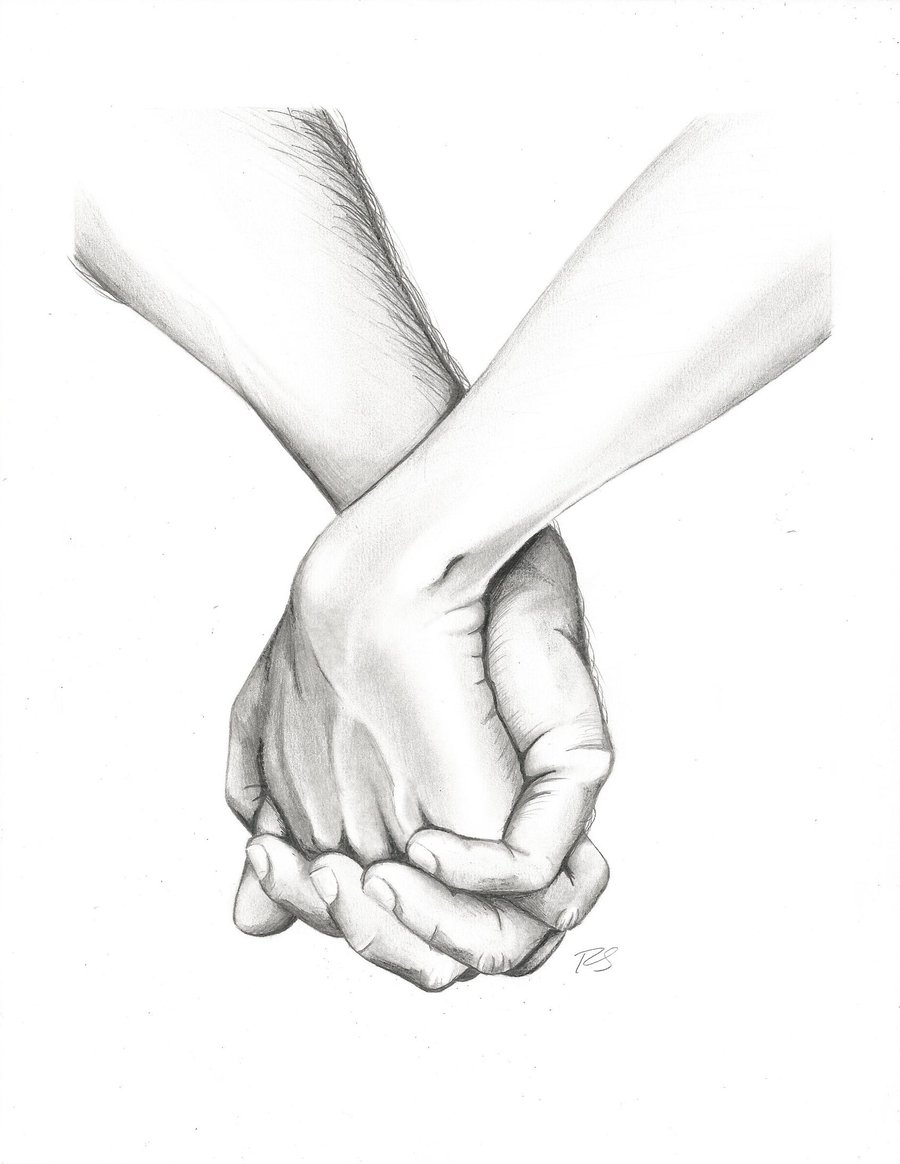 900x1164 Holding Hands Sketch