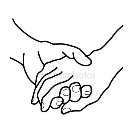 Holding Hand Drawing at GetDrawings | Free download