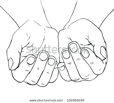 Holding Hand Drawing at GetDrawings | Free download